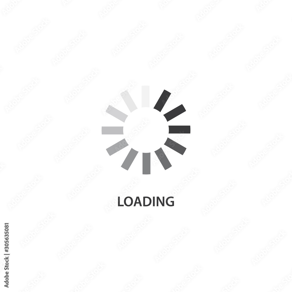 Loading indicator icon Loading indicator icon