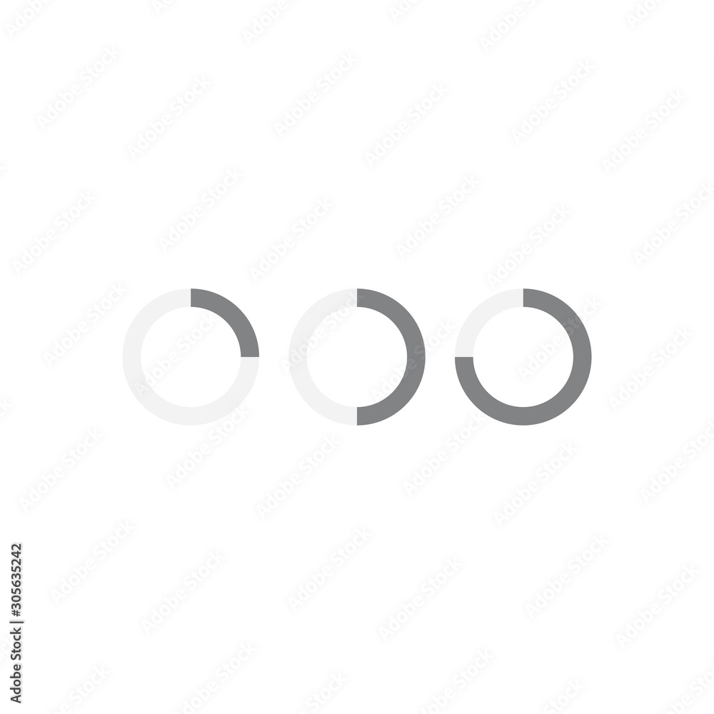 Loading indicator icon Loading indicator icon