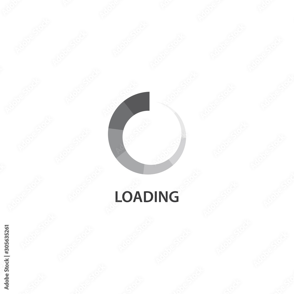 Loading indicator icon Loading indicator icon
