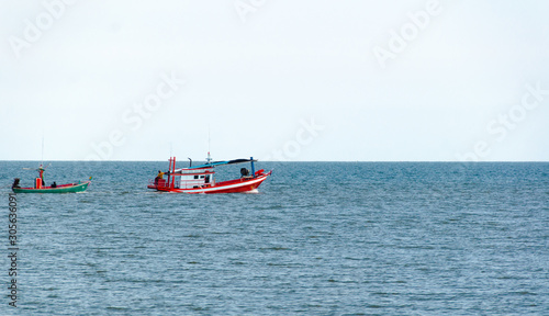 boat in the sea © Montree