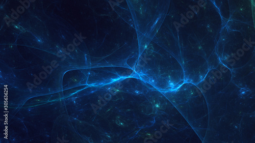 Fractal 3D rendering abstract light background