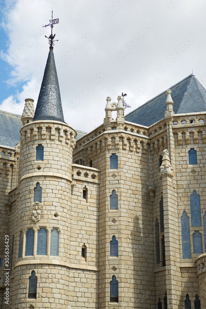 Fototapeta premium Episcopal Palace in Astorga