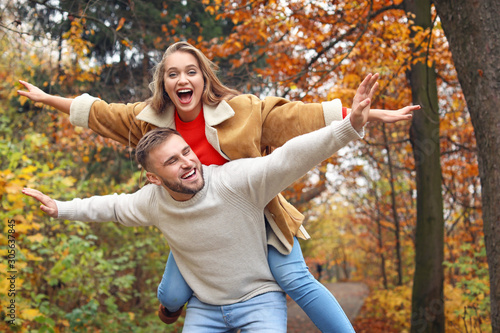 Loving young couple having ...