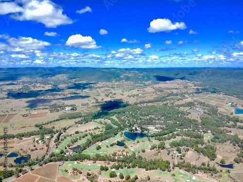 Hunter Valley NSW Australia Wine Region Arial Views