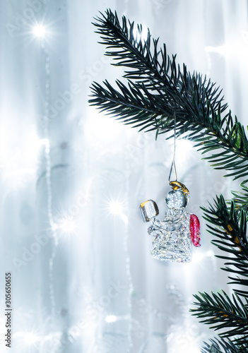 Christmas angel on the tree