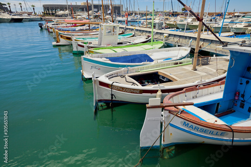 Boats in the port of Cassis town. Provence, France © Yamagiwa