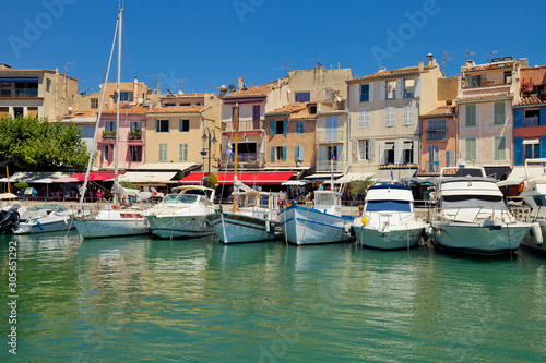 Port of Cassis old town. Provence, France