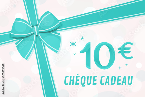 Chèque cadeau 10 euros - Carte Cadeau - Bon d'achat