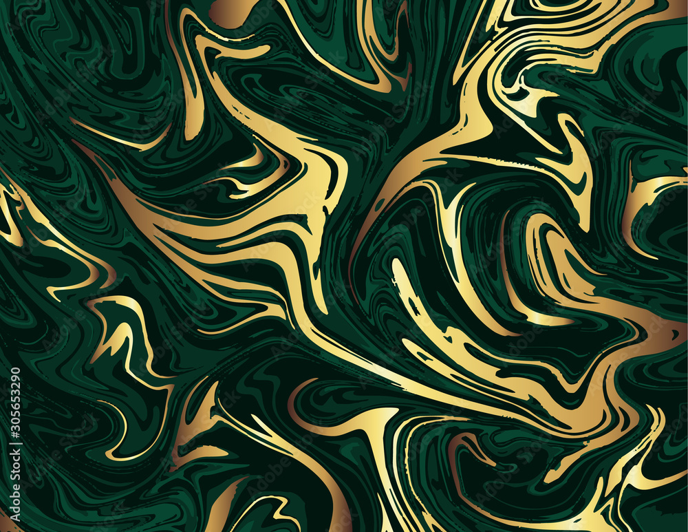 Fototapeta premium Marble gold vector background