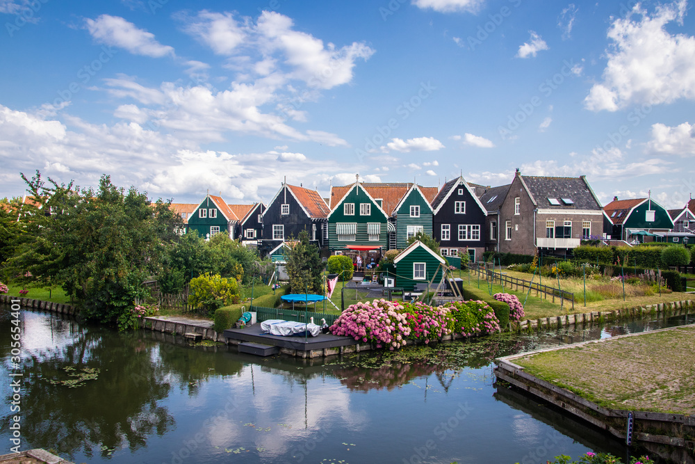 pueblo de marken en Holanda