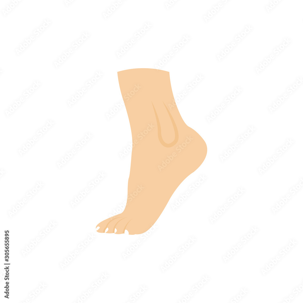 Foot Vector Flat Icon Foot Vector Flat Icon