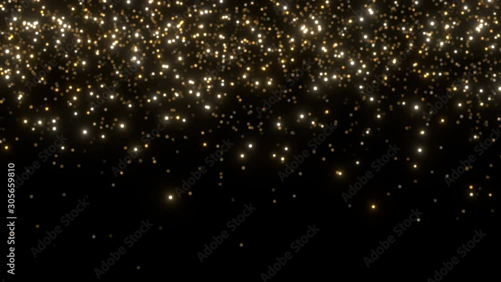 falling particles glitter gold sparkles background Stock Video | Adobe ...
