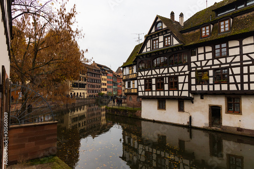 canal in Strasbourg France 