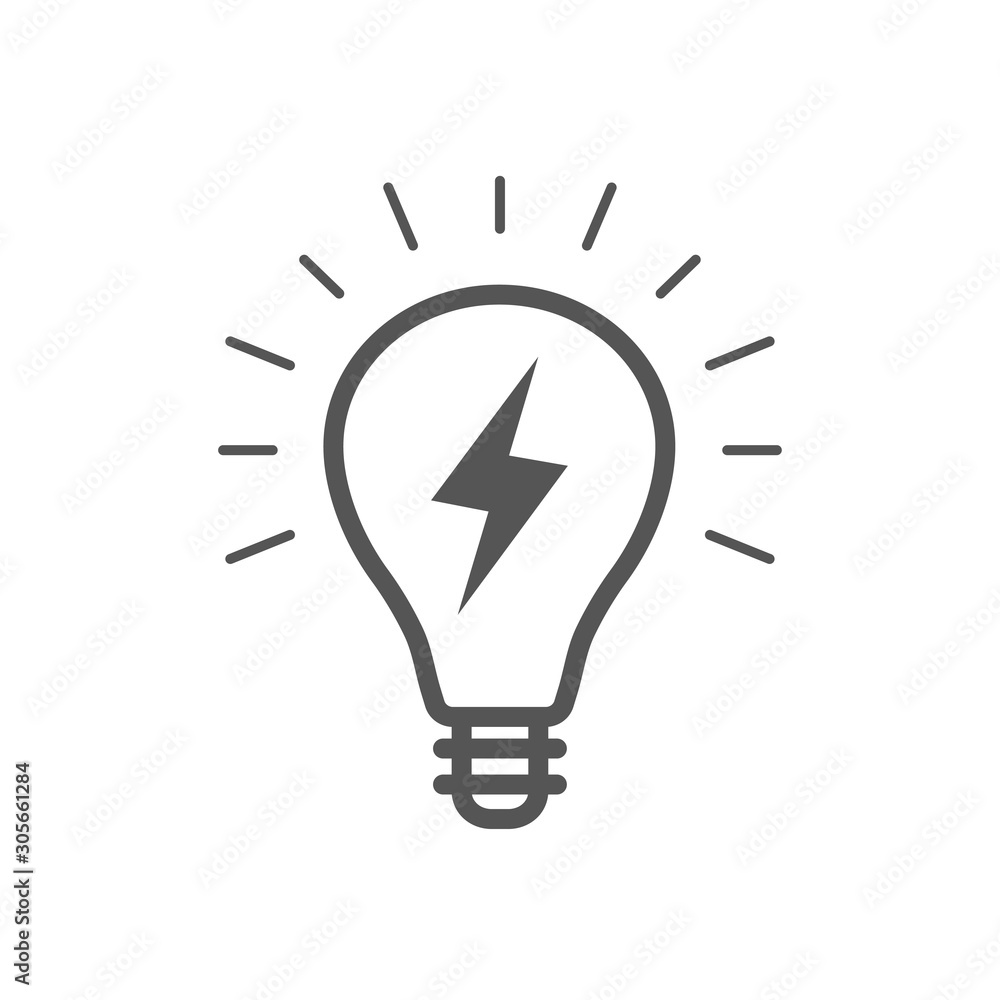 Idea Lightbulb Icon. Light bulb vector that represents ideas and creativity in business. EPS 10 Idea Lightbulb Icon. Light bulb vector that represents ideas and creativity in business. EPS 10