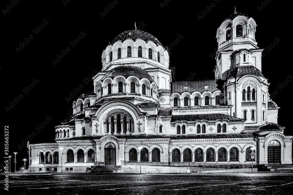 Alexander Nevski Cathedral in Sofia, Bulgaria.