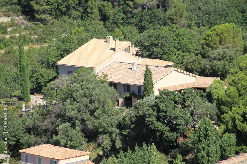 Provencal mediterranean sunny paradise landscape Provencal mediterranean sunny paradise landscape