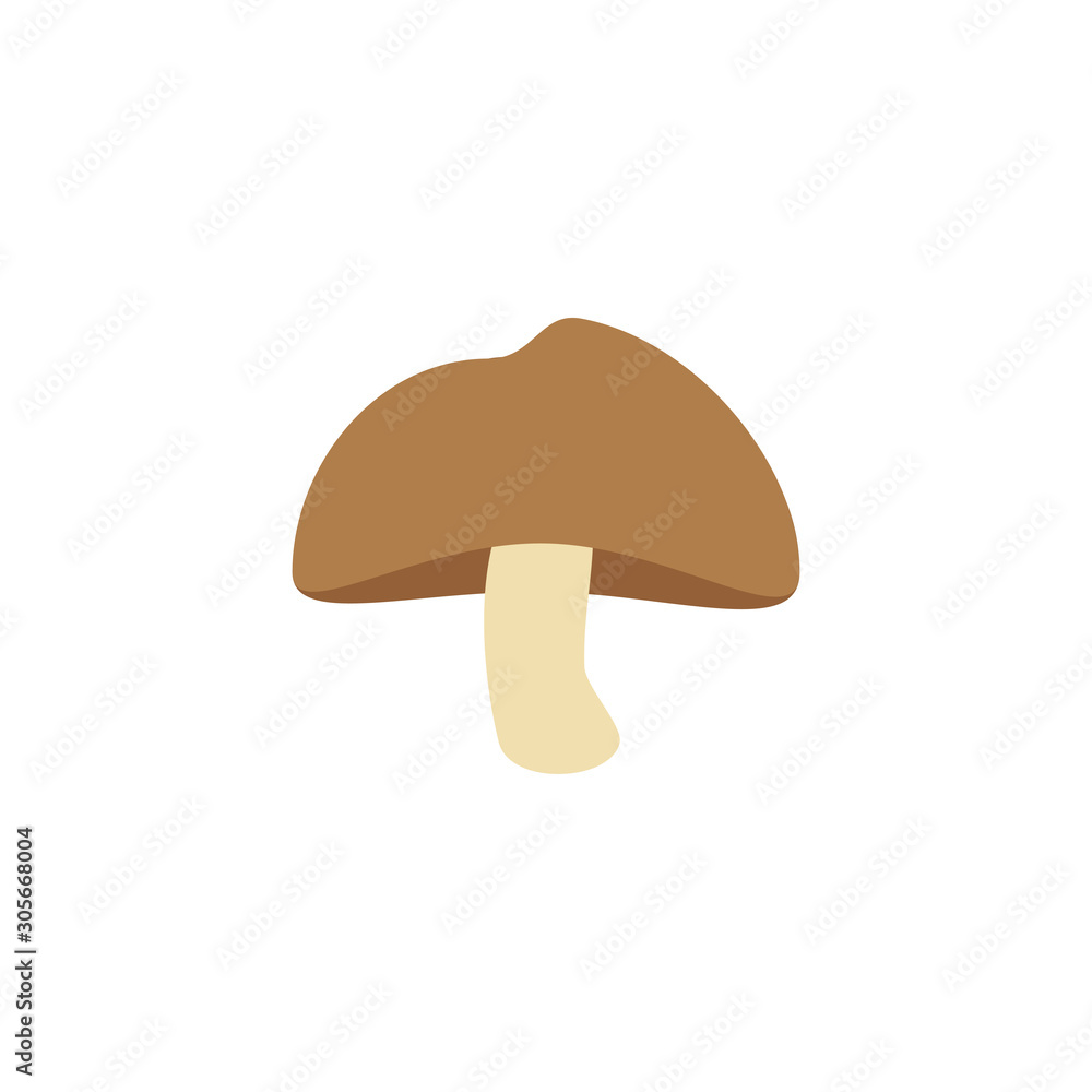 vegetable mushroom flat style icon