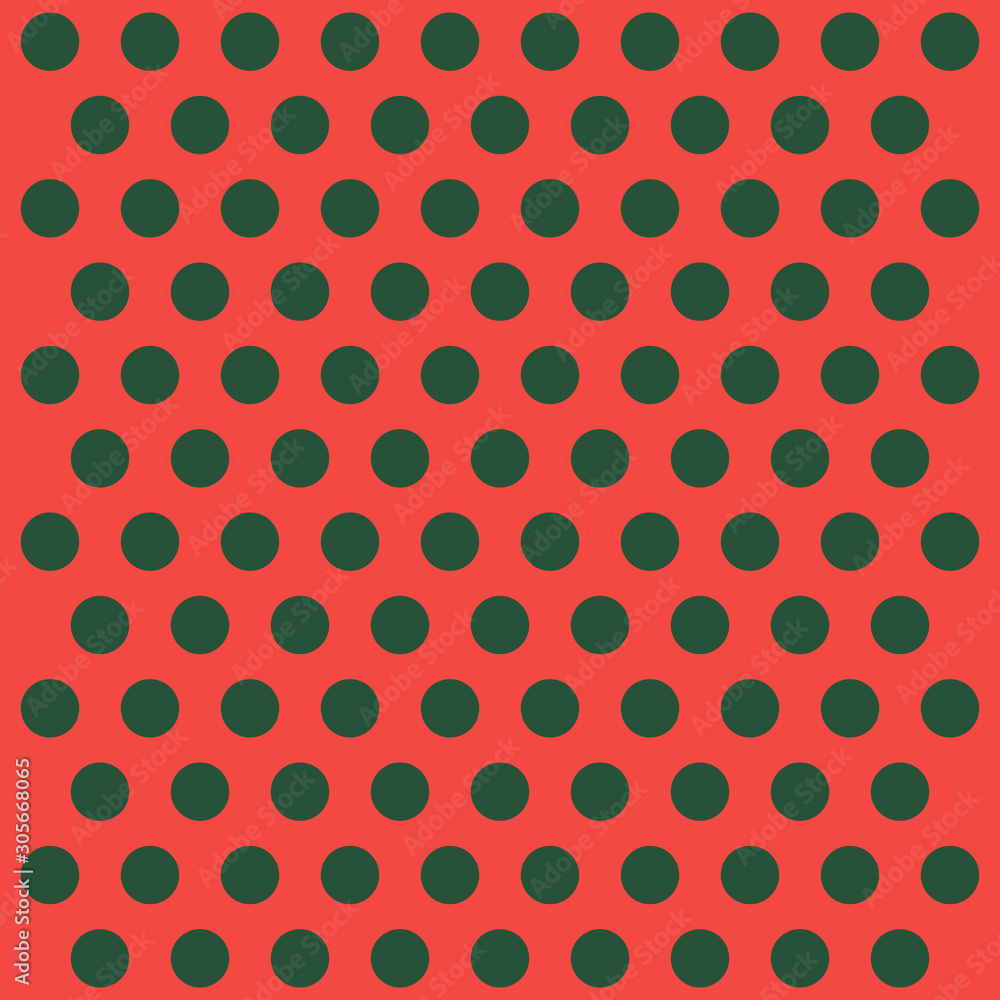 Christmas and new year pattern polka dots