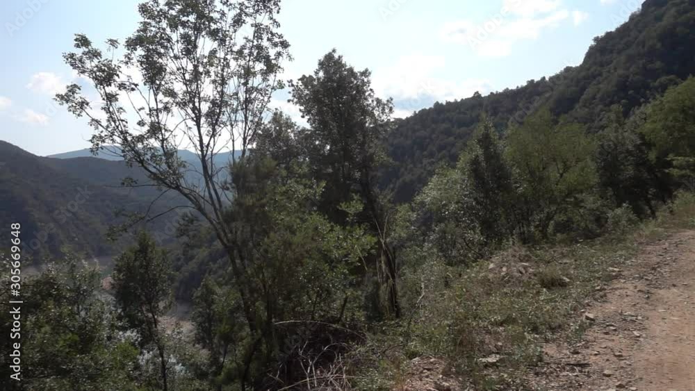 On the natural road of Ter in Girona