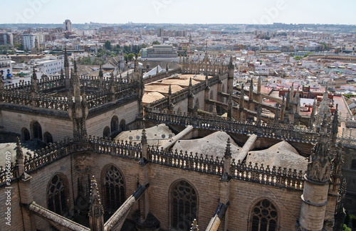 A View of Seville from the Seville Cathedral © Ekaterina