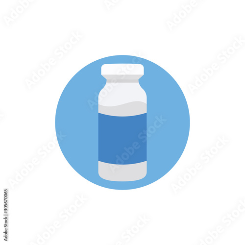 Injection Vial Vector Icon