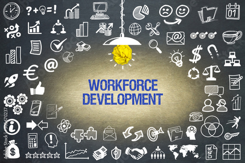 Obraz na płótnie Workforce Development