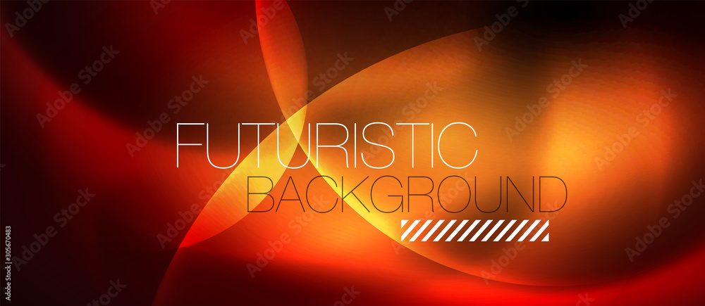 Shiny neon circles abstract background Shiny neon circles abstract background