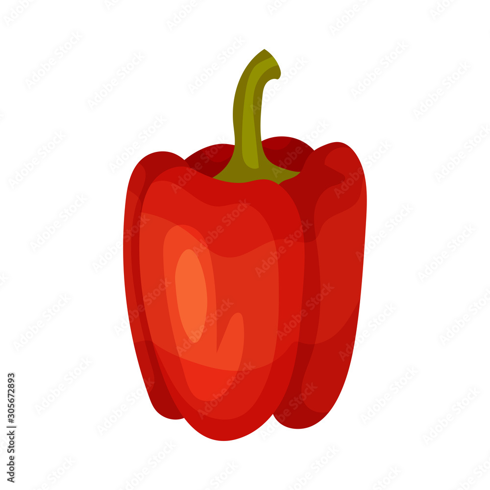 Pepper as Ingredient For Doner Kebab Preparation Vector Item Pepper as Ingredient For Doner Kebab Preparation Vector Item