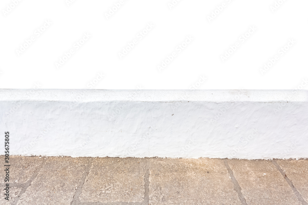 Fototapeta premium white wall and floor