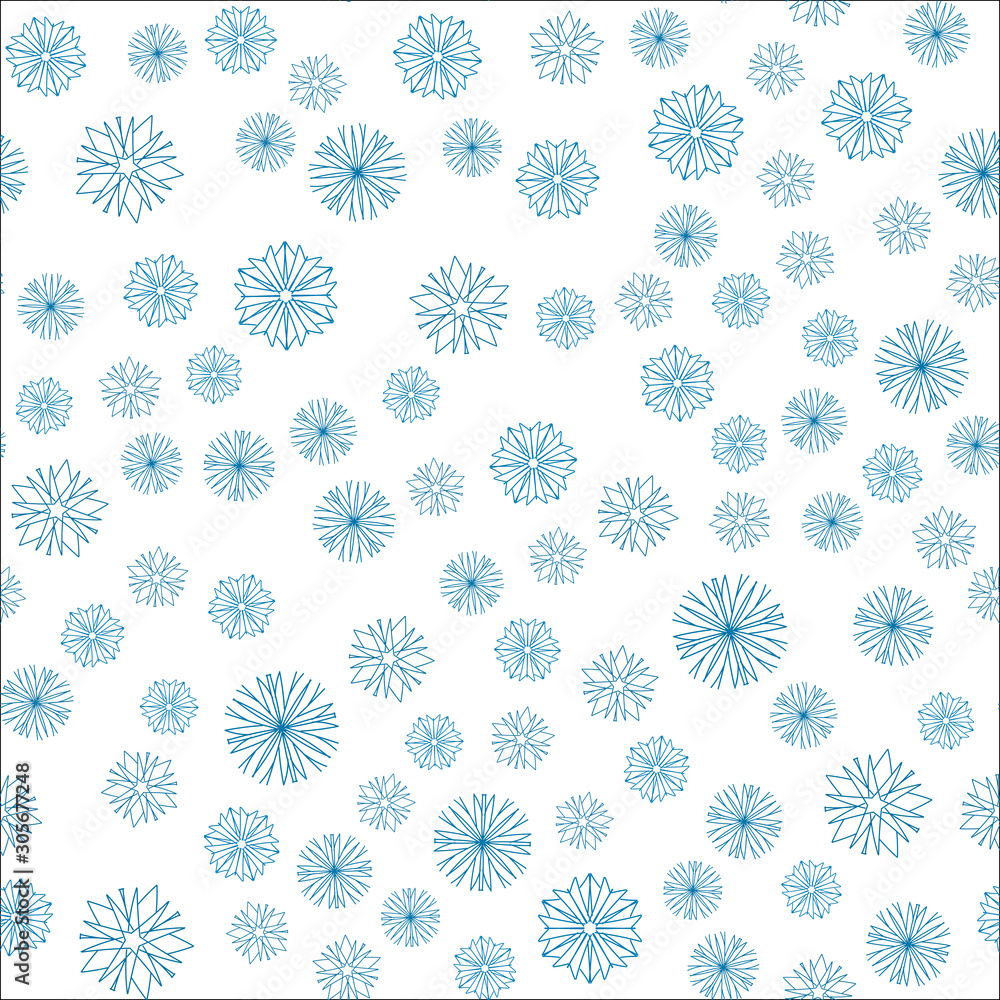 Beautiful and original snowflakes of medium and small size Beautiful and original snowflakes of medium and small size