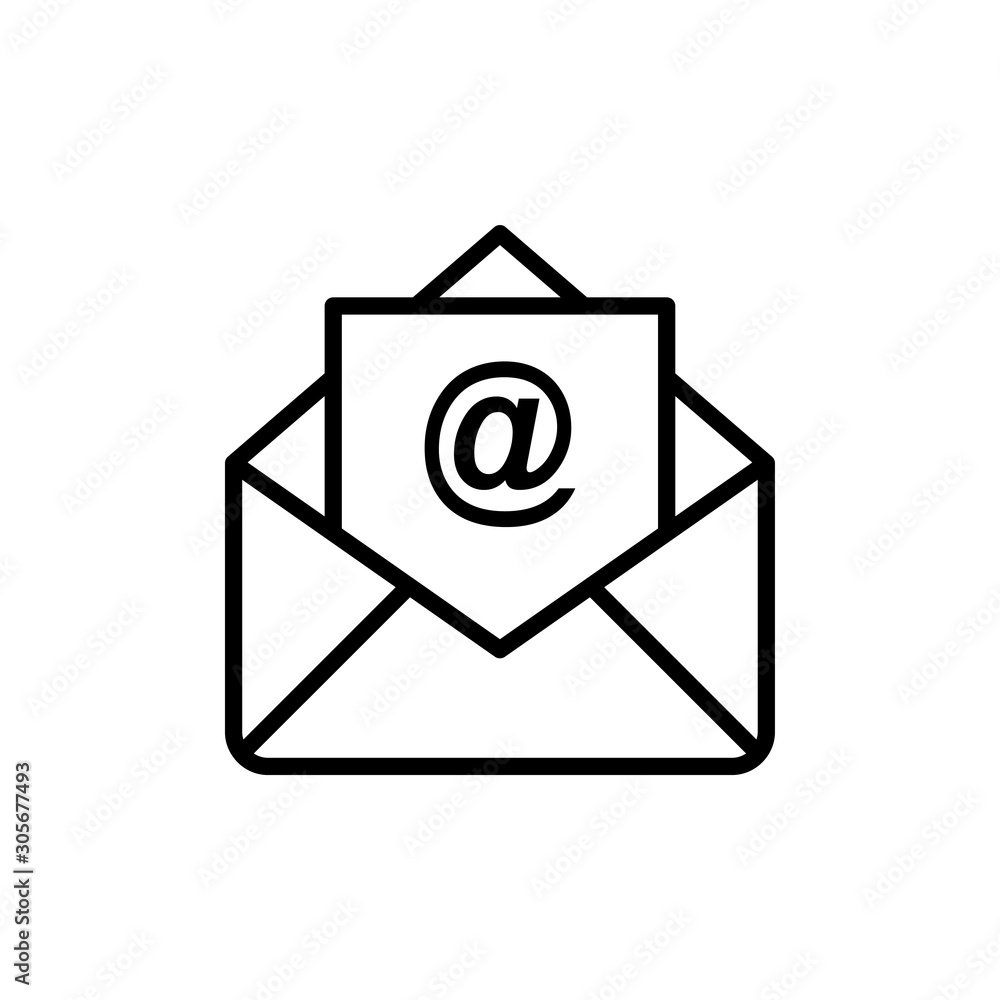 Email Vector Line Icons of Network and Communication. Pixel perfect. Email Vector Line Icons of Network and Communication. Pixel perfect.