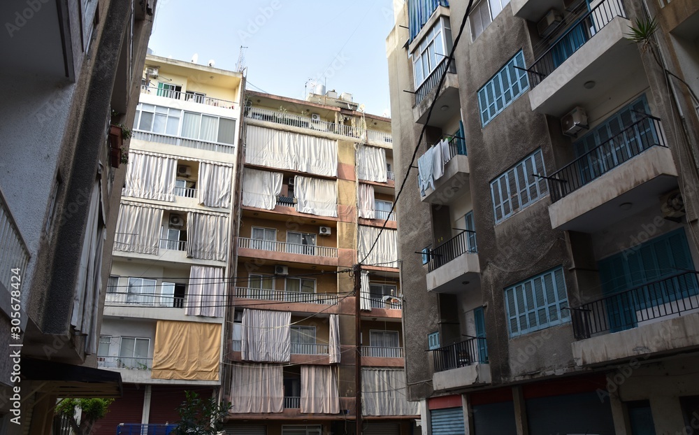 Mar Mikhael Apartments with Drapes and Shutters, Beirut, Lebanon