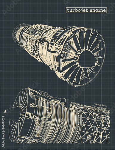 Turbojet engine