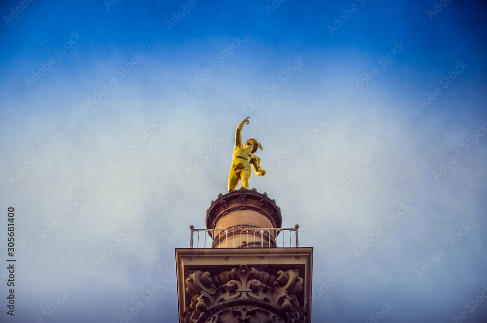Fototapeta premium Merkursäule Stuttgart