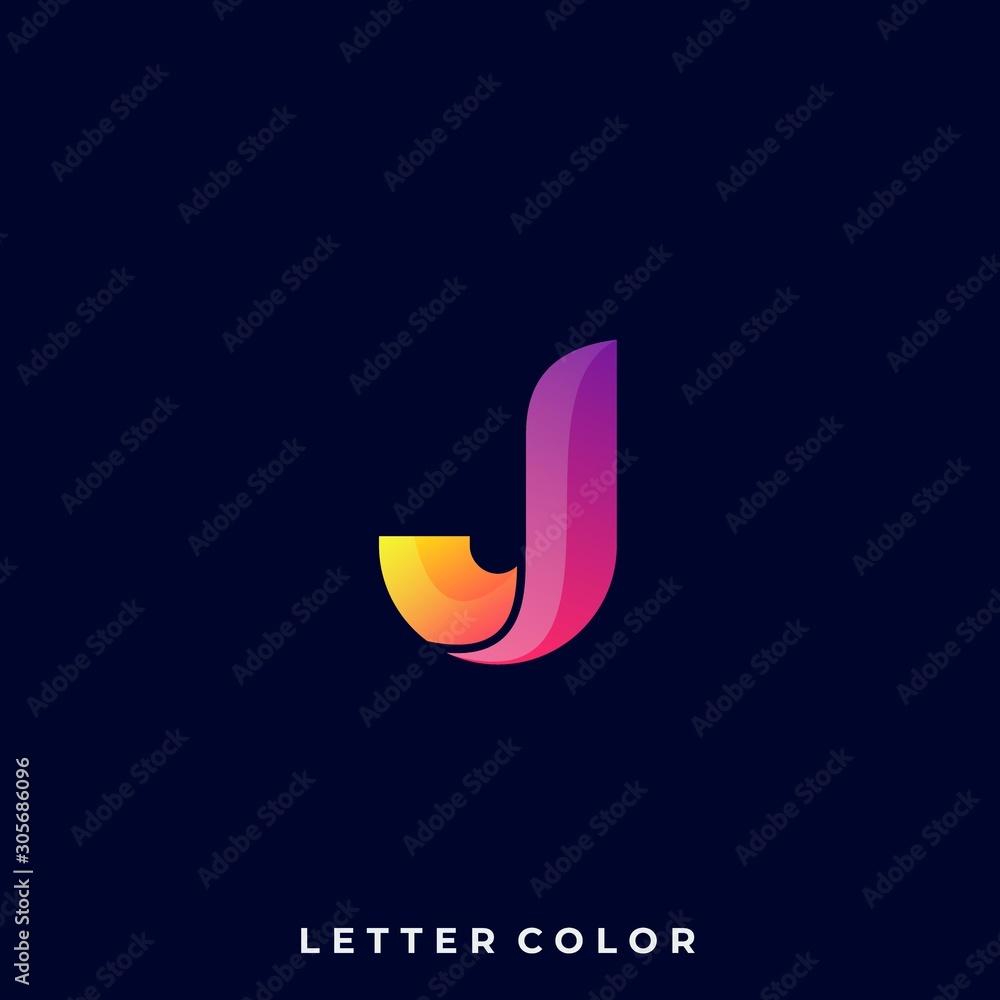 Abstract Letter Illustration Vector Design template Abstract Letter Illustration Vector Design template