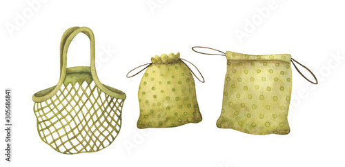 eco-friendly shopping bag. zero waste