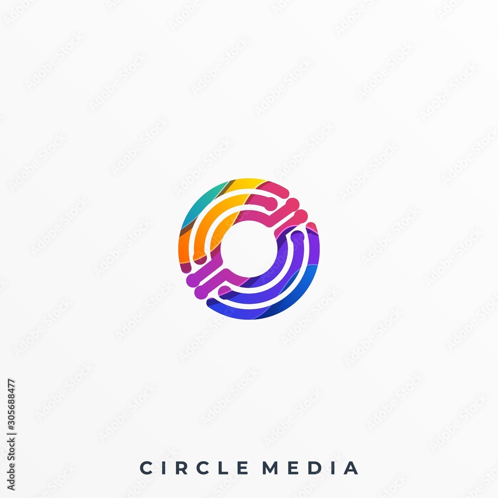 Abstract Circle Illustration Vector Design Template Abstract Circle Illustration Vector Design Template