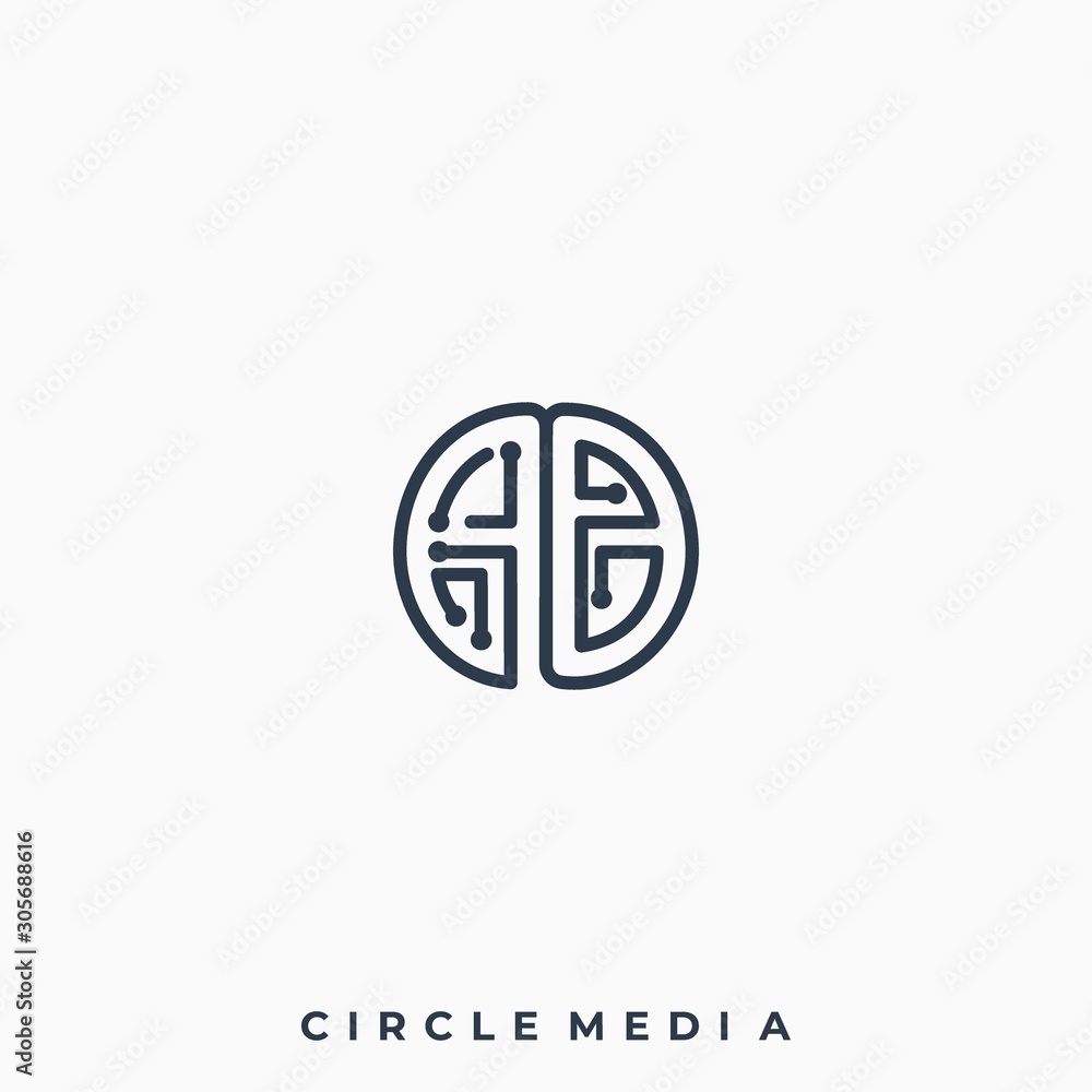 Abstract Circle Illustration Vector Design Template Abstract Circle Illustration Vector Design Template
