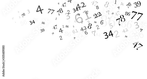 numeri, nuvola di numeri, confusione, gruppo	