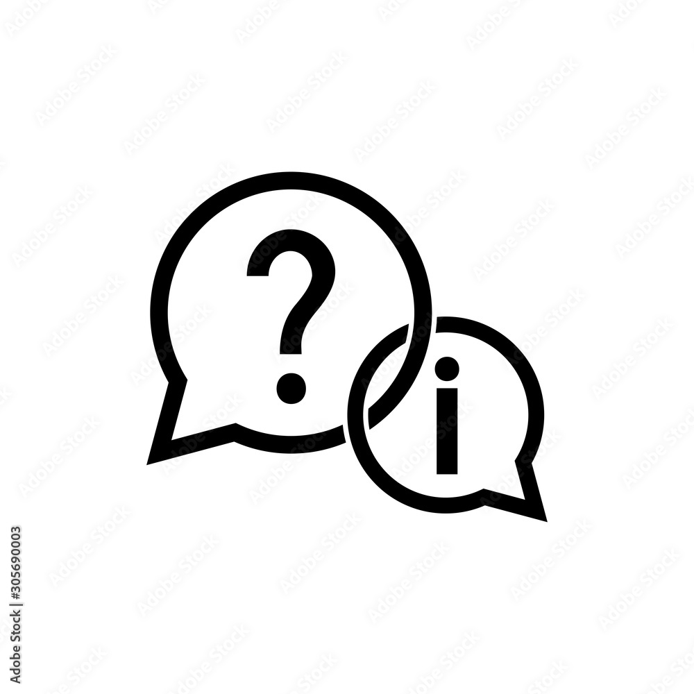 help vector icon, question icon in trendy flat design help vector icon, question icon in trendy flat design