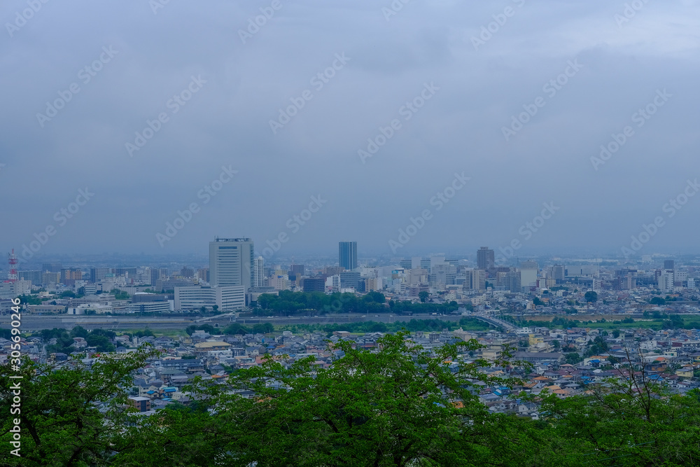 Fototapeta premium 高崎市街