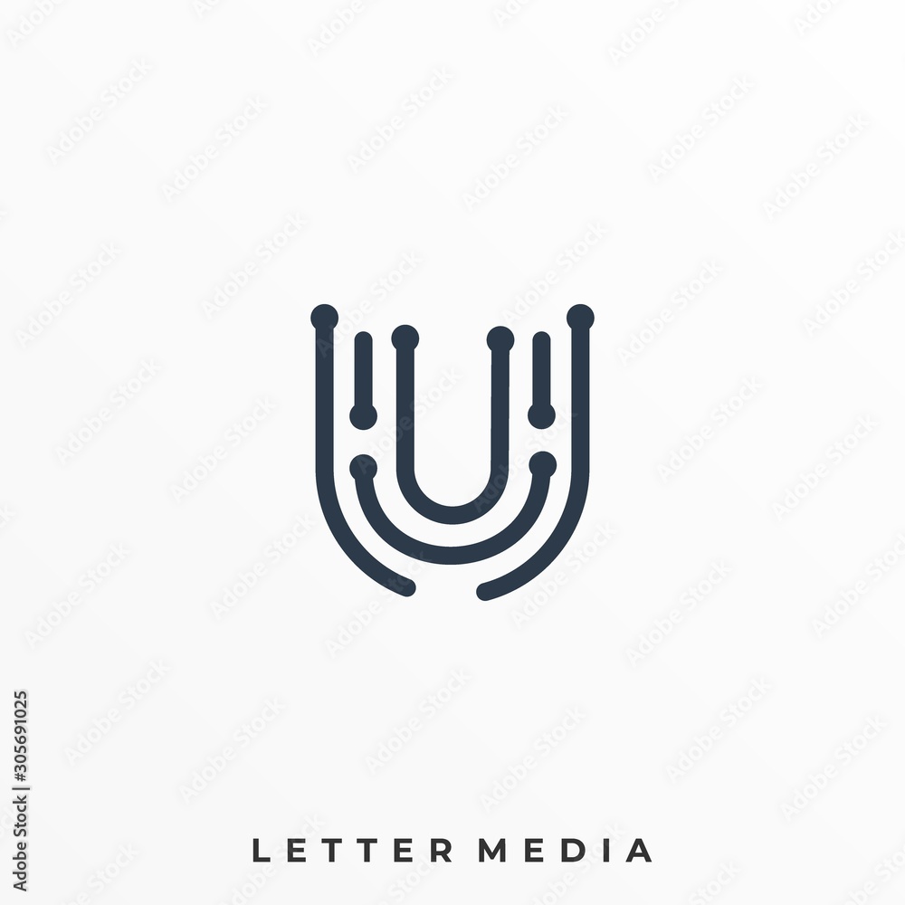 Abstract Letter Illustration Vector Design Template Abstract Letter Illustration Vector Design Template
