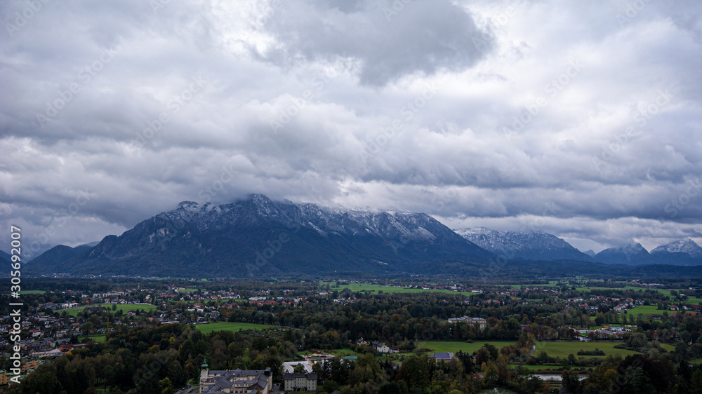Berglandschaft mit Panorama Blick