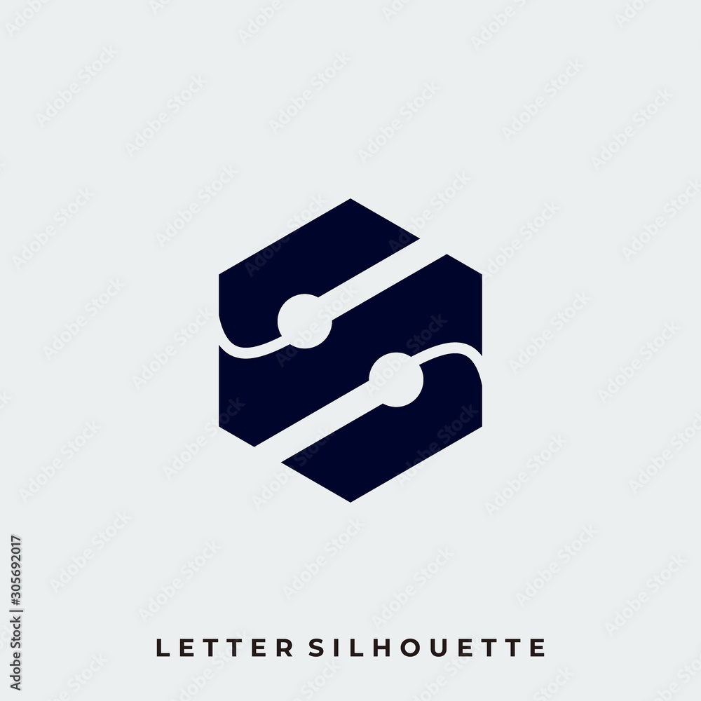 Abstract Letter Illustration Vector Design Template Abstract Letter Illustration Vector Design Template