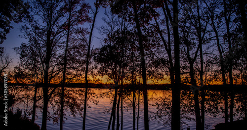 Sunset and Fall Colors 2019 Tega Cay, SC