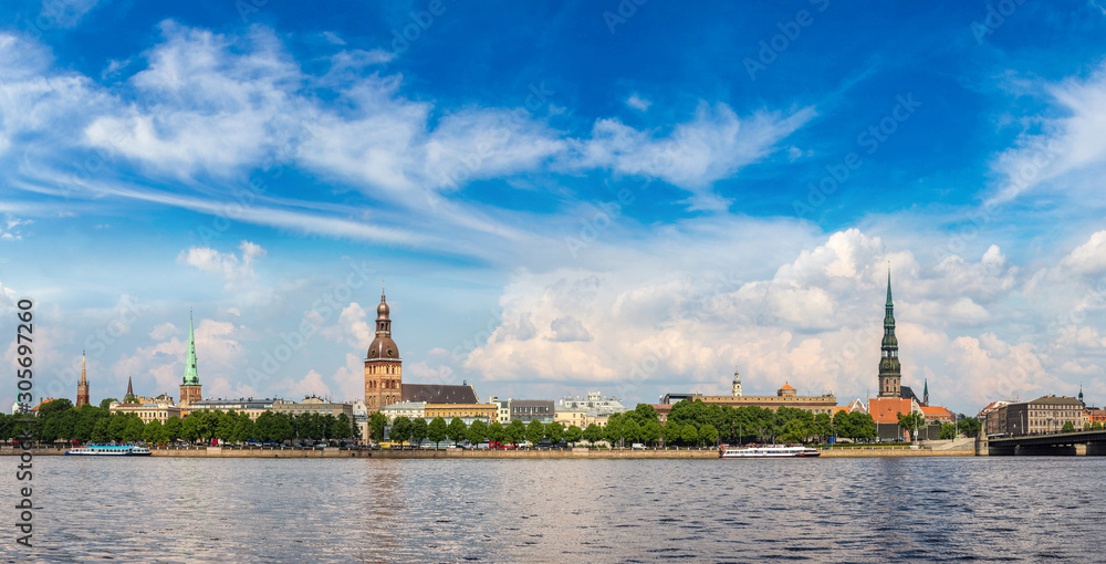 Panoramic view of Riga