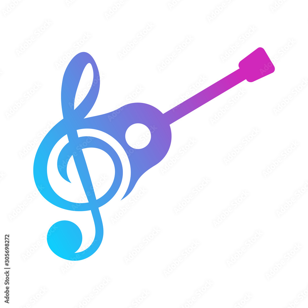 Music Note Logo Design Concept Vector. Note Play Music Logo Template. Icon Symbol. Illustration Music Note Logo Design Concept Vector. Note Play Music Logo Template. Icon Symbol. Illustration