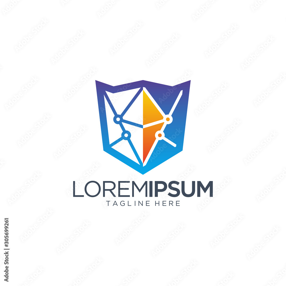 Security Technology Logo Design Template Security Technology Logo Design Template