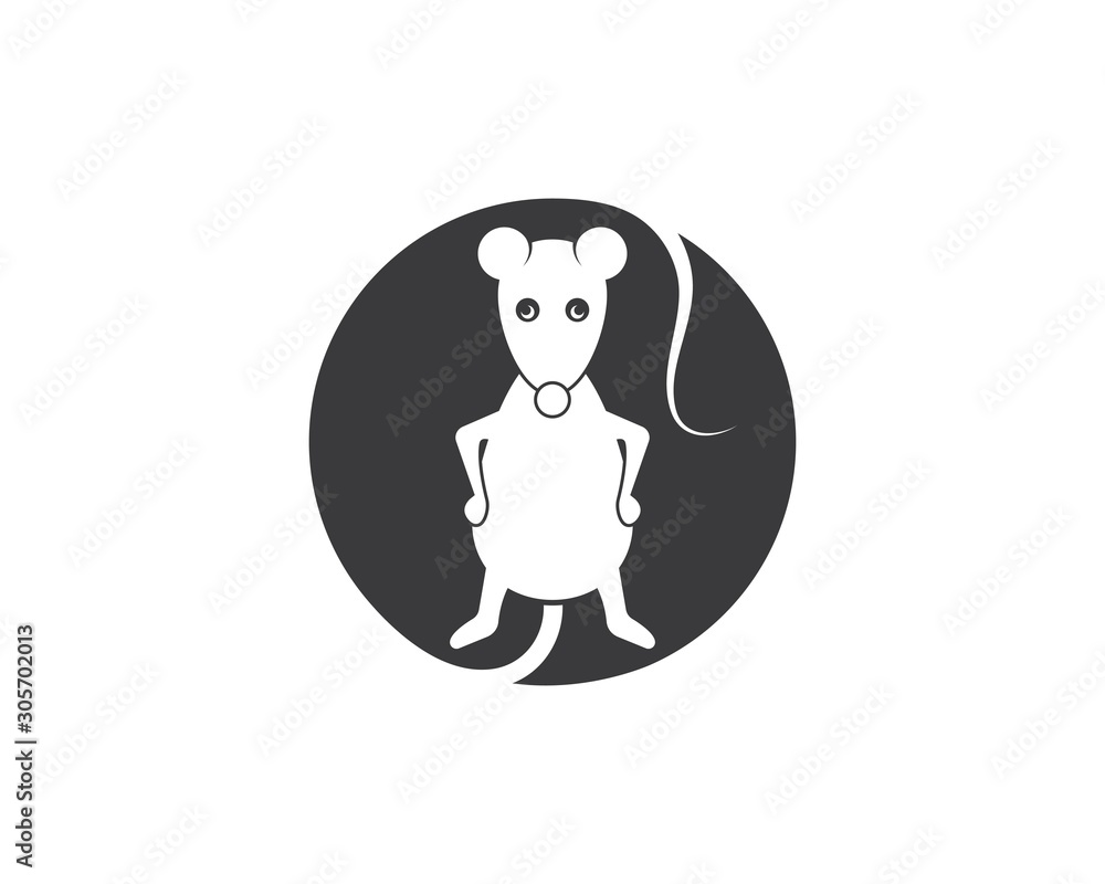 Naklejka premium mouse vector icon illustration design