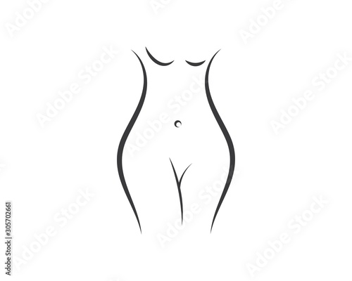 woman body vector illustration icon design